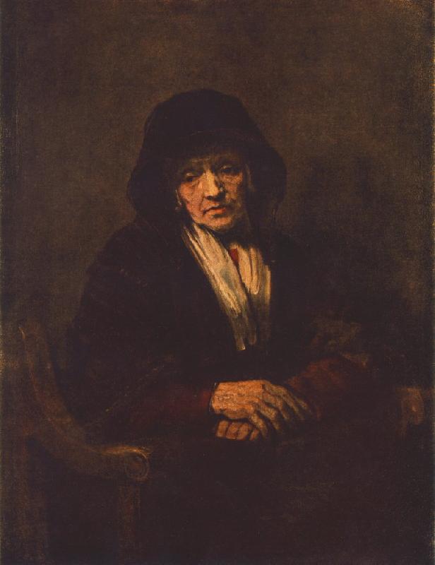 REMBRANDT Harmenszoon van Rijn Portrait of an old Woman